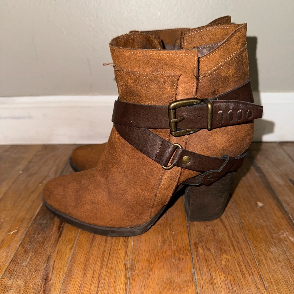 Suede Ankle Booties